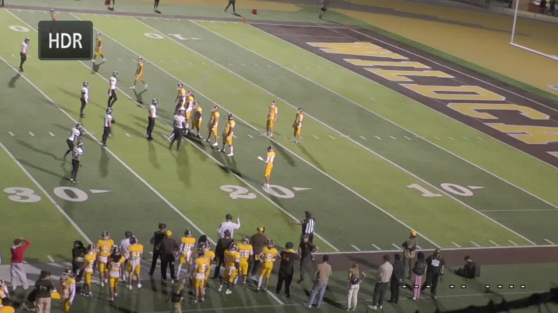 Game 6 vs Poway- 9 catches  207 yds 1 interception 