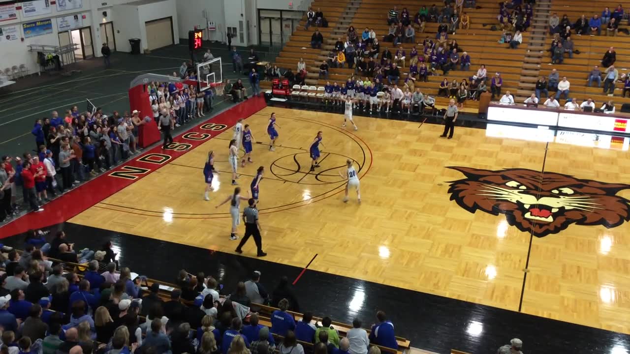 Kindred HS Girls Basketball Video "Highlight of vs. Maple Valley