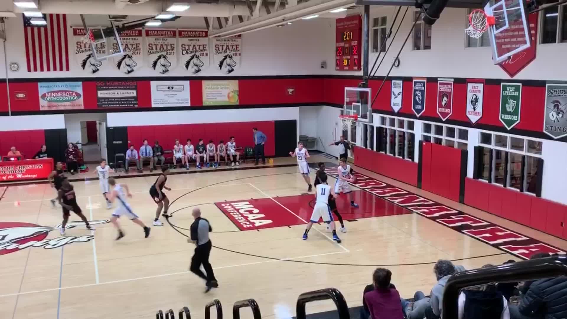 Trinity At River Ridge Hs Basketball Video Highlight Of Maranatha