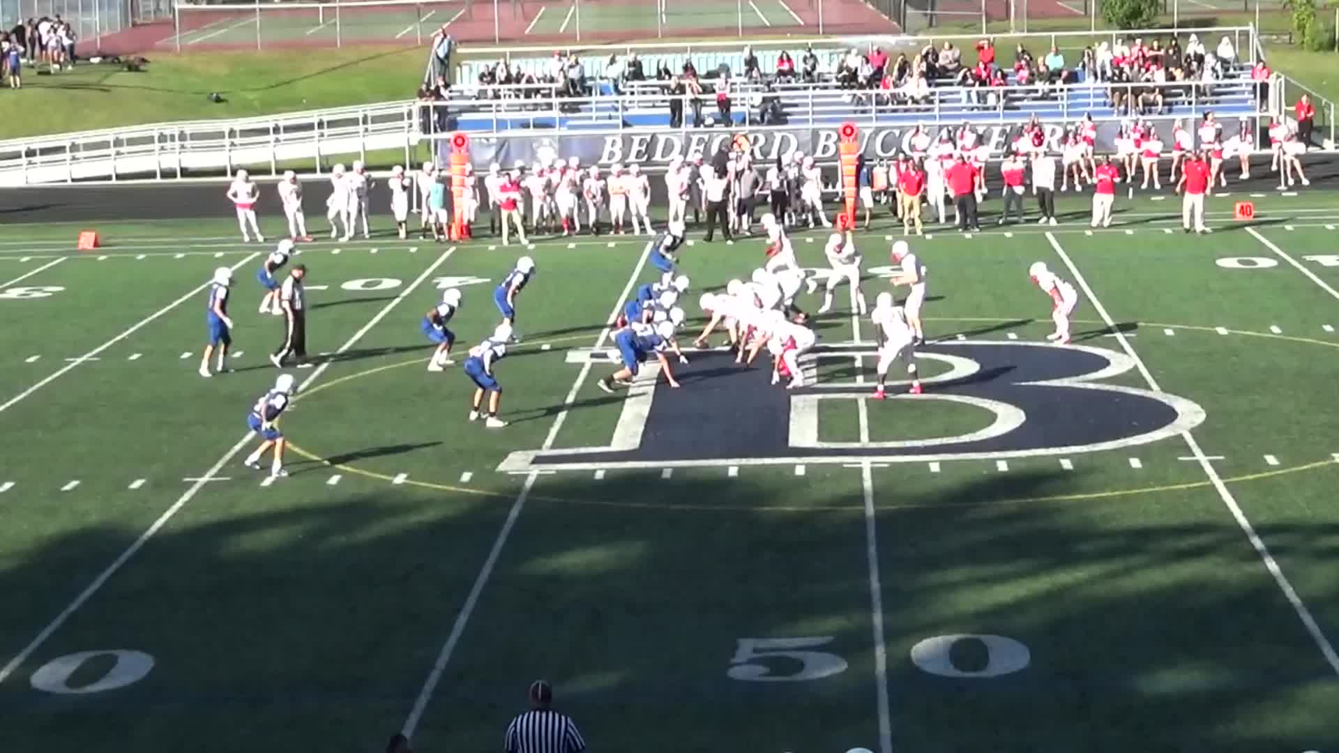 Bedford HS Football Video "Bedford football highlights Saugus" MaxPreps