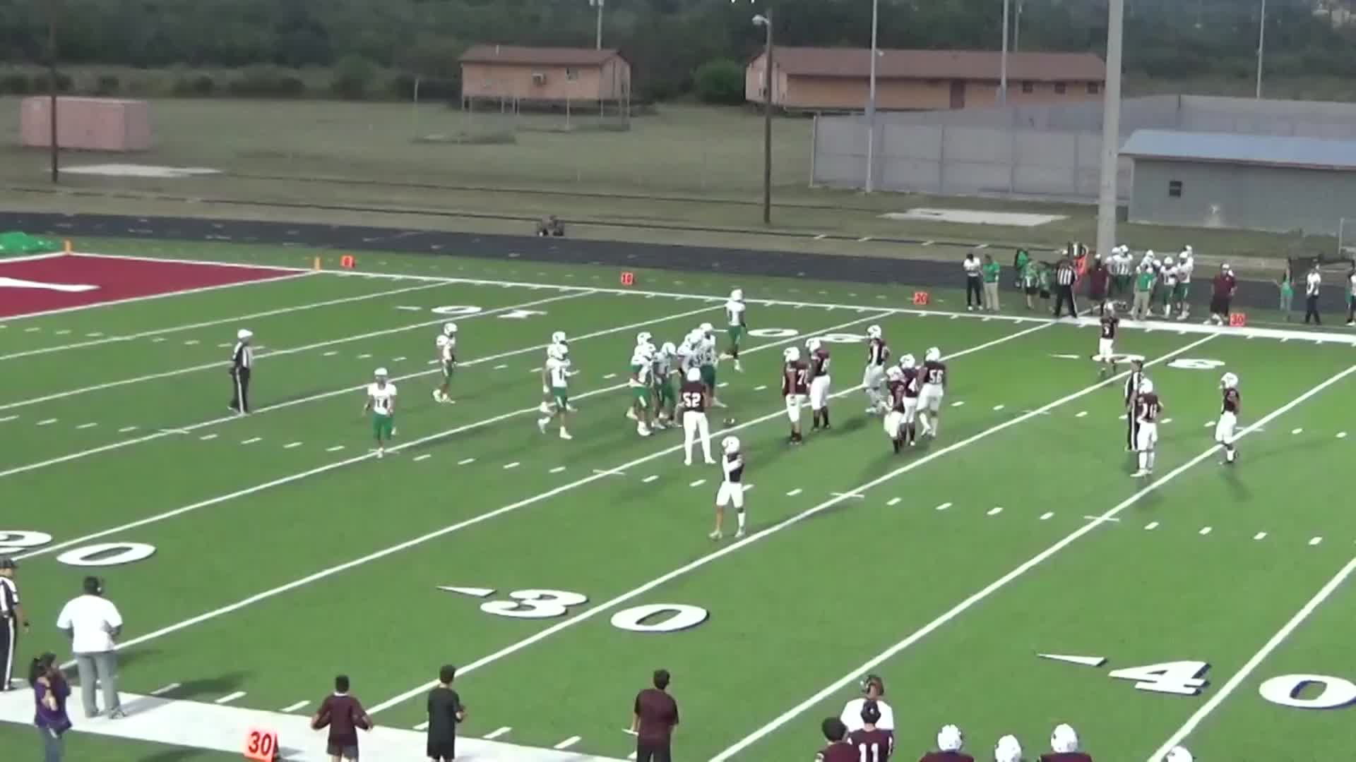 Kenedy HS Football Video "Kenedy football highlights Woodsboro" MaxPreps