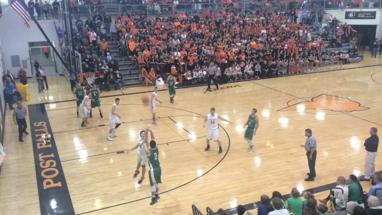 Post Falls High School Boys Varsity Basketball Jake Ram highlights