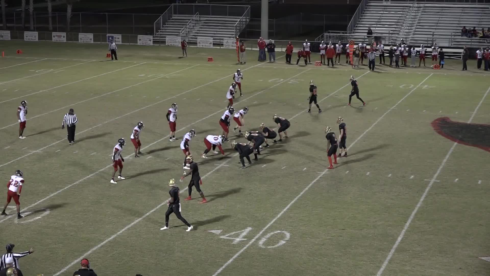McIntosh County Academy HS Football Video "Highlight of Play In Game