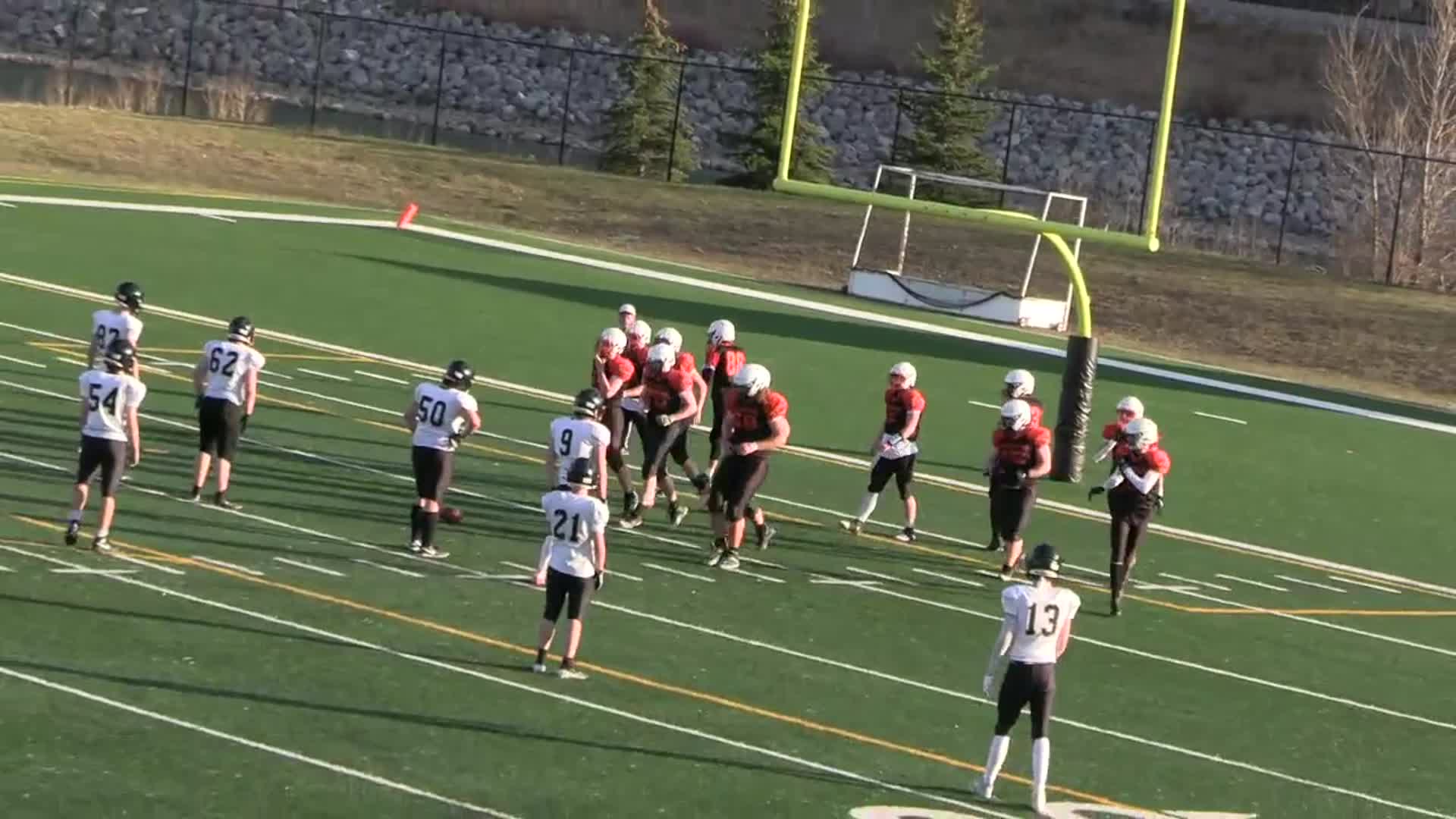 Calgary Spring Football Assoc - Malik Drouin highlights - Hudl