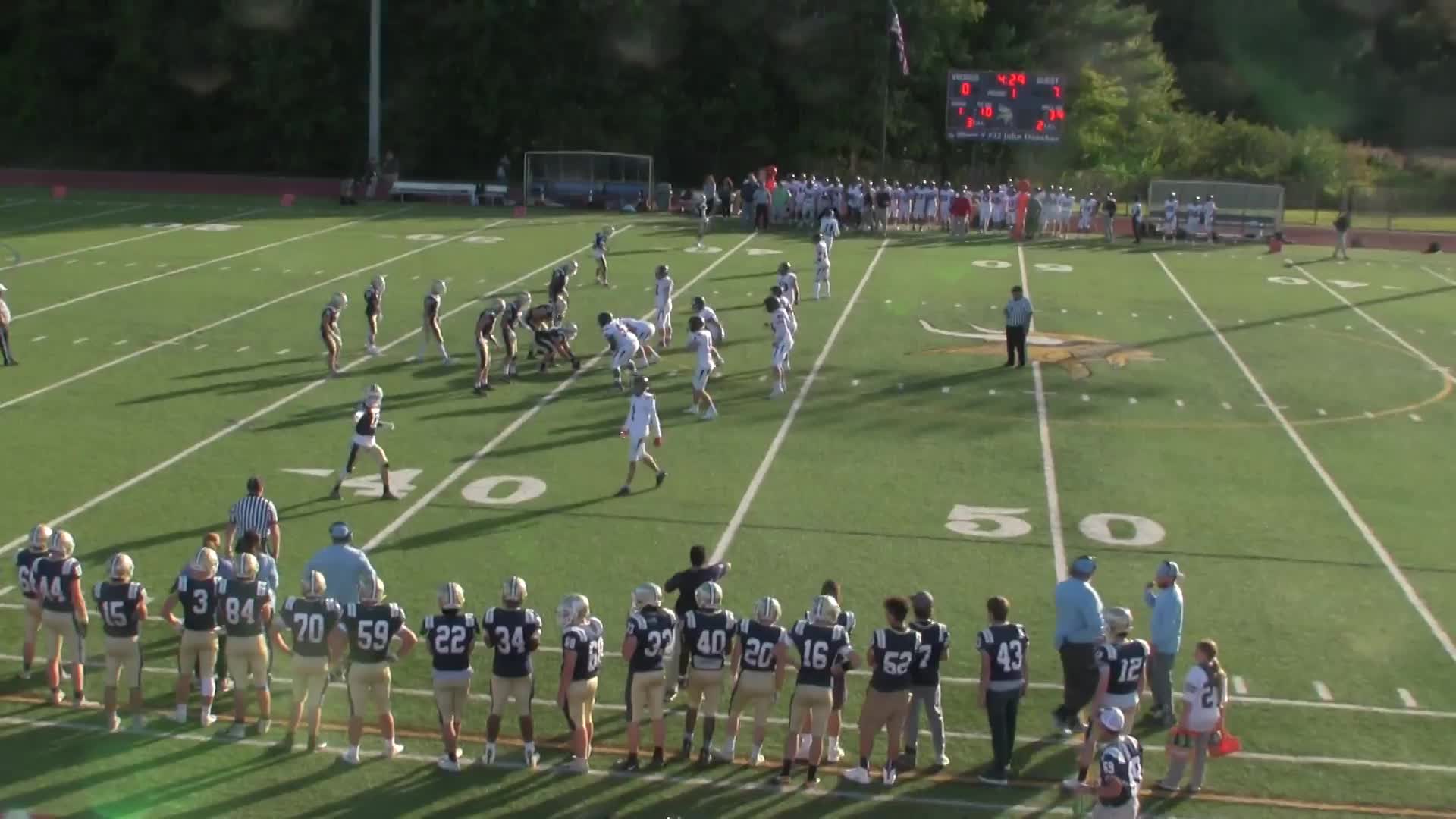 East Bridgewater HS Football Video "East Bridgewater football