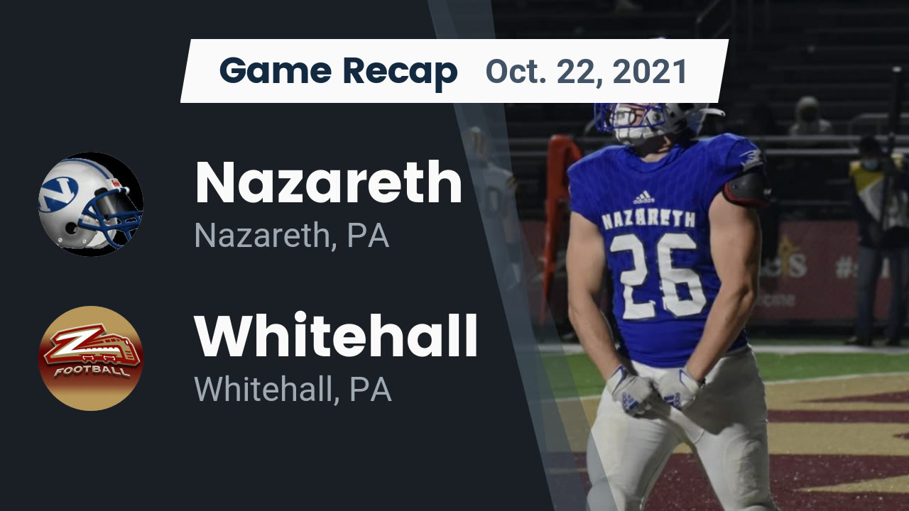 Nazareth Football Schedule 2022 Nazareth Area High School (Pa) Varsity Football