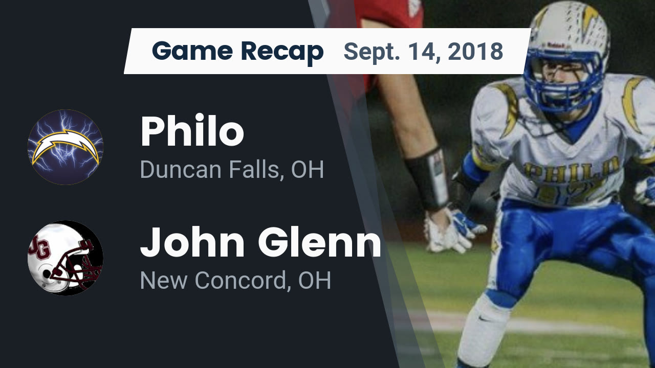 Philo Hs Football Video Recap Philo Vs John Glenn 2018 Maxpreps