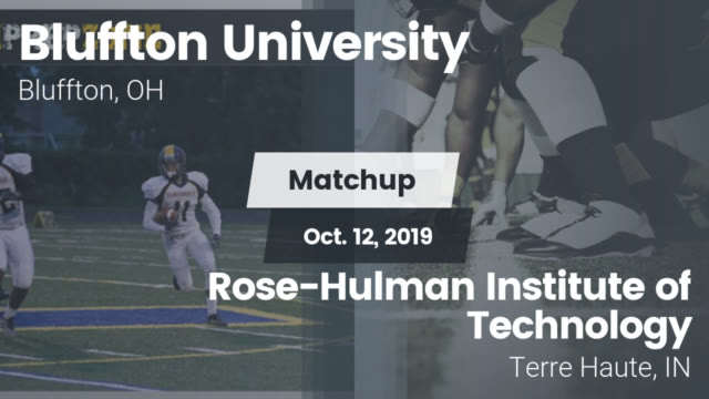 Mens Varsity Football Bluffton University Bluffton Ohio