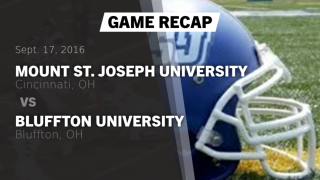 Mens Varsity Football Mount St Joseph University Cincinnati