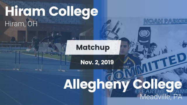 Mens Varsity Football Hiram College Hiram Ohio Football Hudl