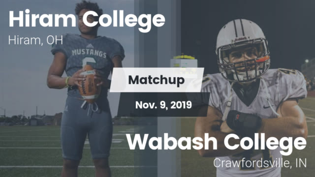 Mens Varsity Football Hiram College Hiram Ohio Football Hudl