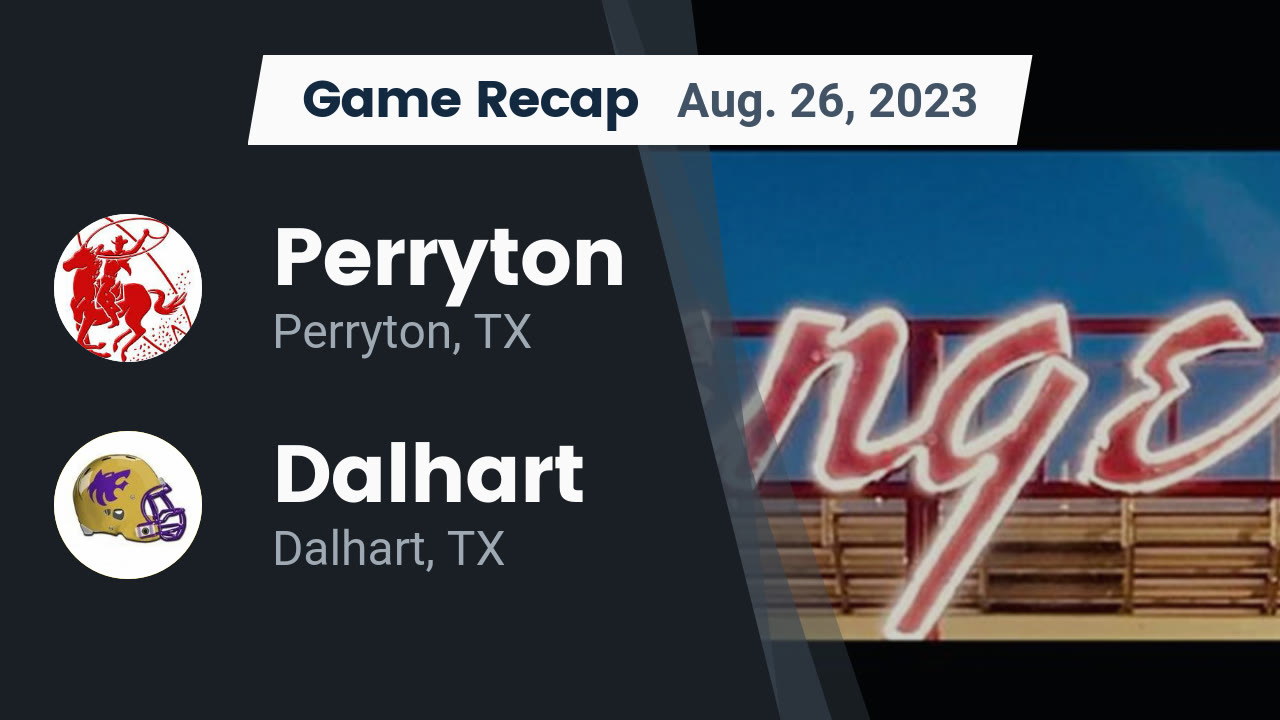 Perryton (TX) High School Sports - Football, Basketball, Baseball ...