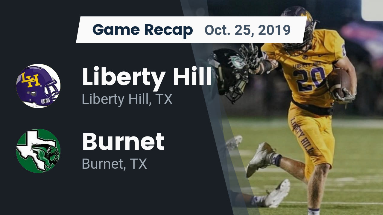Liberty Hill HS Football Video "Recap: Liberty Hill vs. Burnet 2019 Liberty Hill HS Football Video "Recap: Liberty Hill vs. Burnet 2019