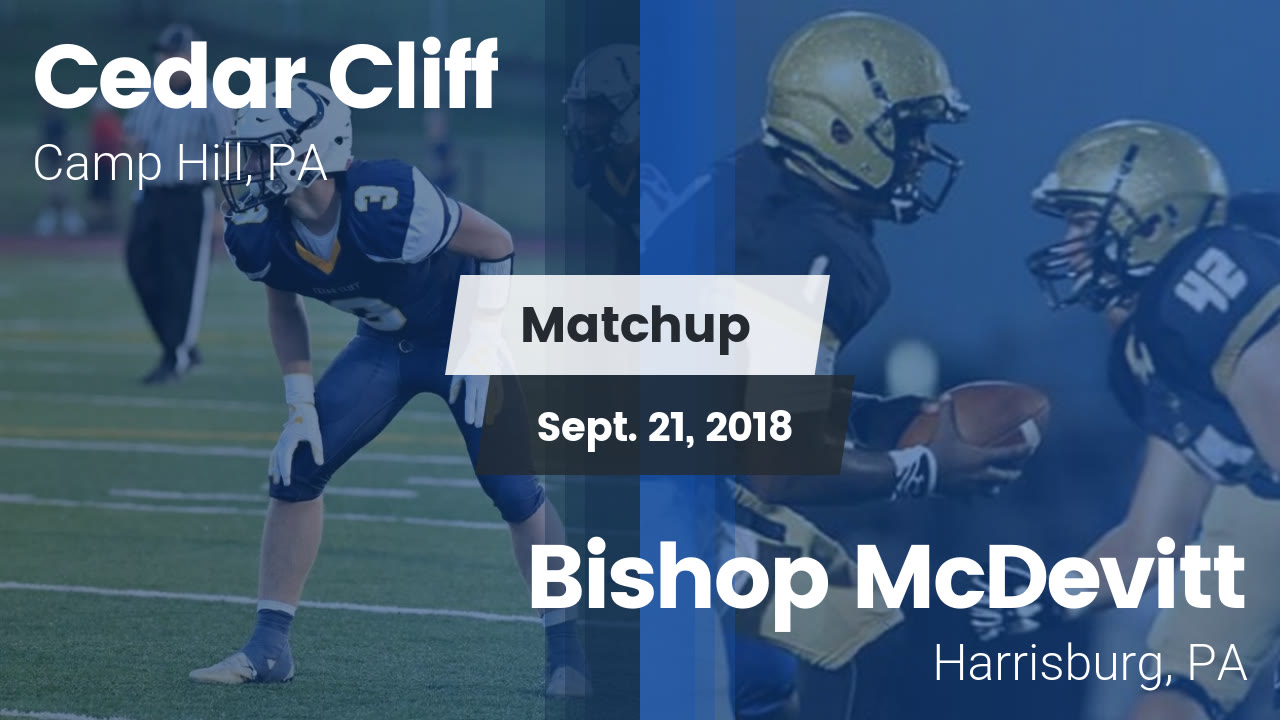 Cedar Cliff Hs Football Video Matchup Cedar Cliff High Vs