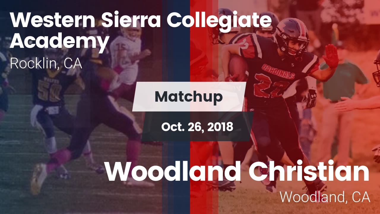 Western Sierra Collegiate Academy HS Football Video "Matchup Western
