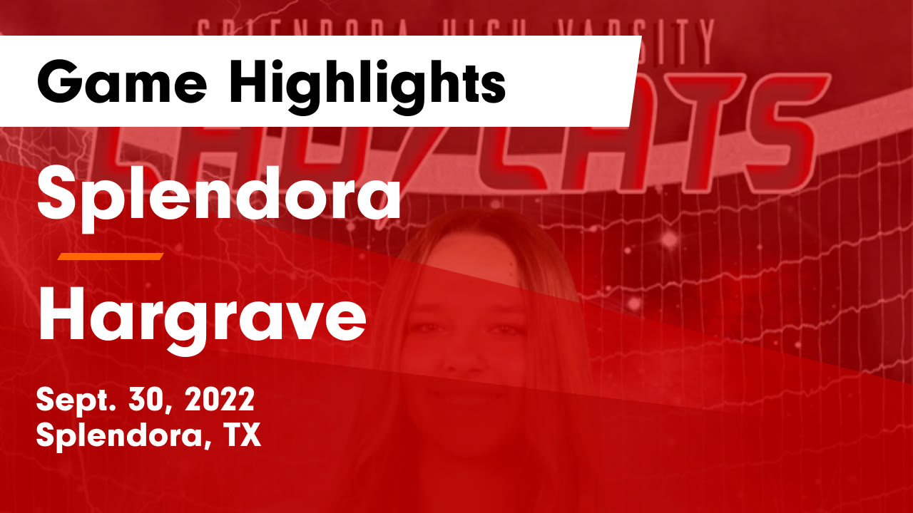 Splendora vs Hargrave Game Highlights Sept. 30, 2022 Splendora High