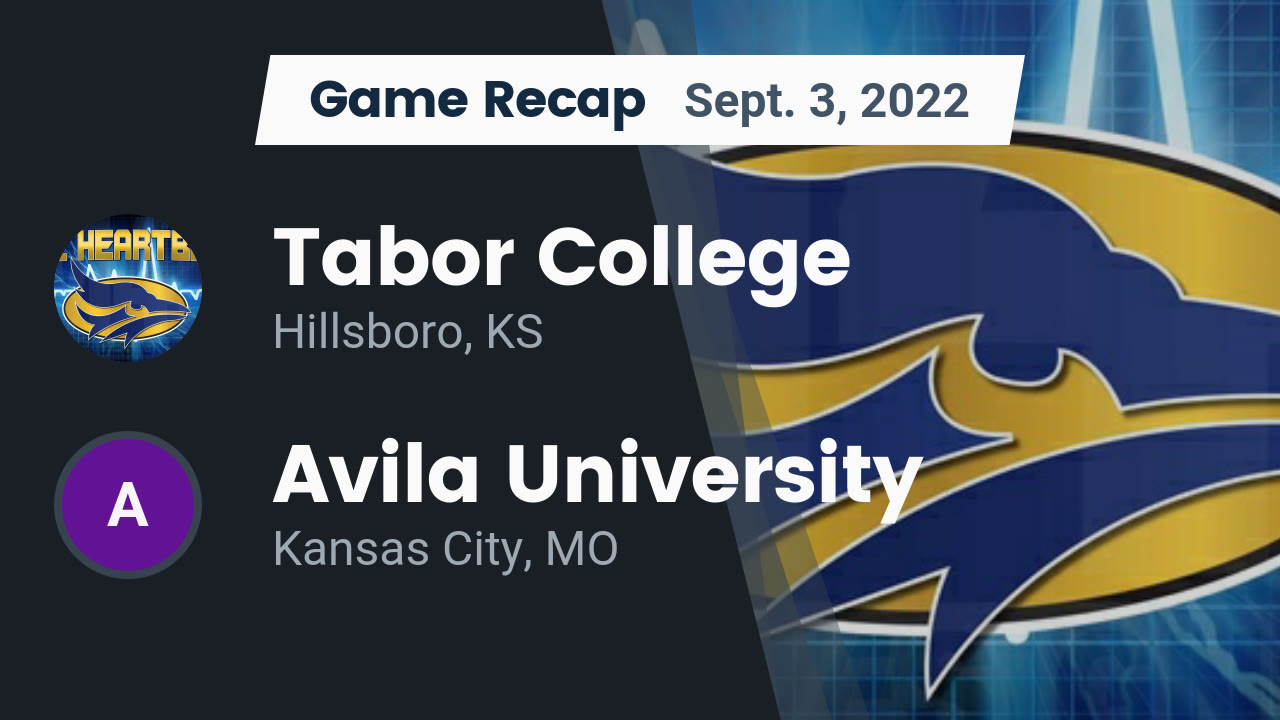 Recap Tabor College vs. Avila University 2022 Tabor College highlights Hudl
