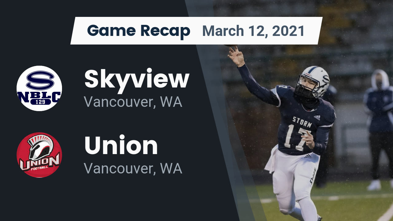 Skyview HS Football Video "Recap: Skyview vs. Union 2021" | MaxPreps Skyview HS Football Video "Recap: Skyview vs. Union 2021" | MaxPreps