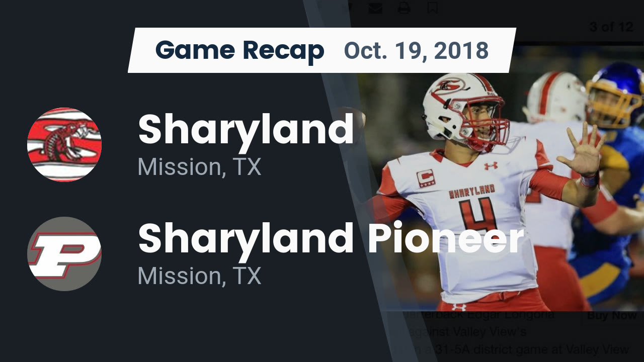Sharyland Hs Football Video Recap Sharyland Vs Sharyland