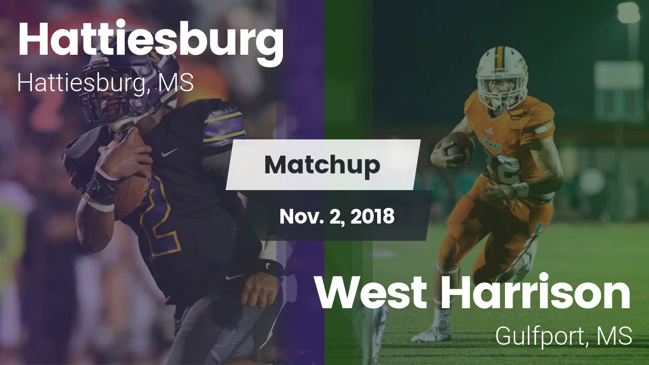 Hattiesburg Hs Football Video Matchup Hattiesburg High Vs West