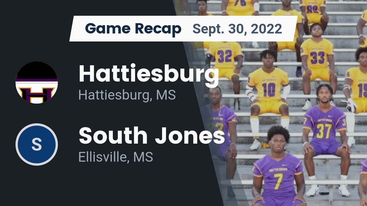 Recap Hattiesburg vs. South Jones 2025 Hattiesburg High highlights
