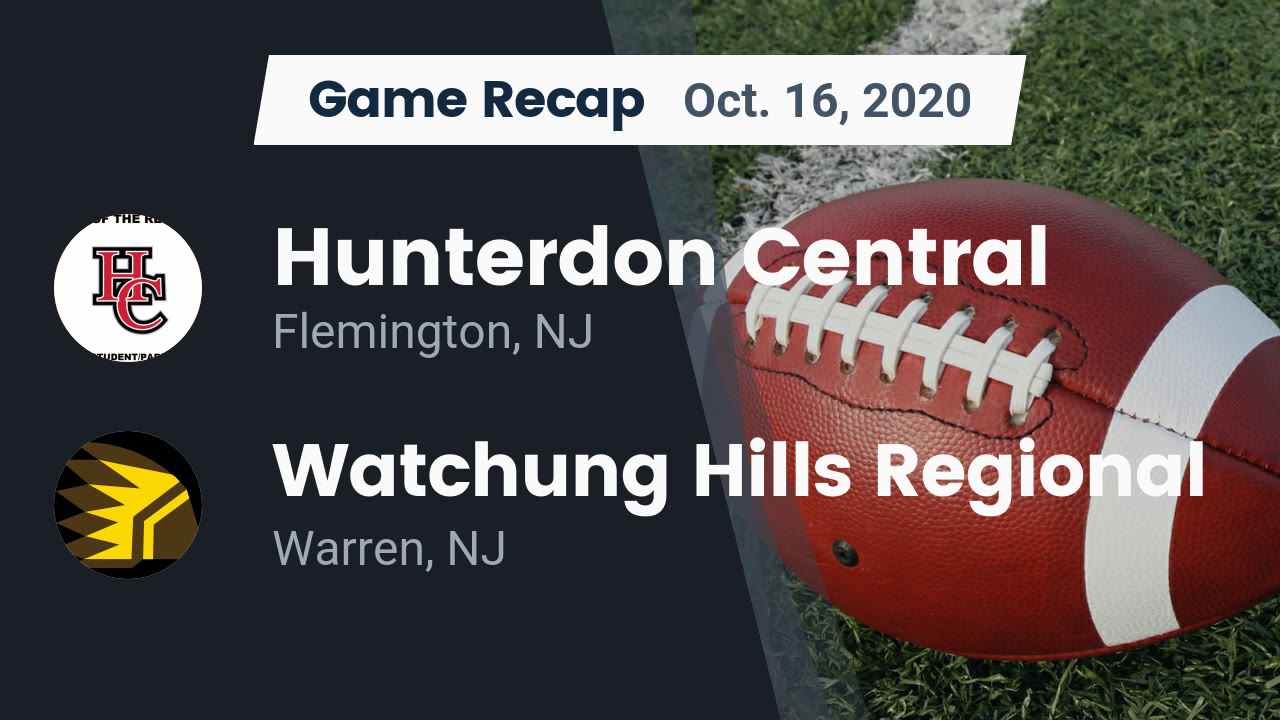 Hunterdon Central HS Football Video "Recap Hunterdon Central vs