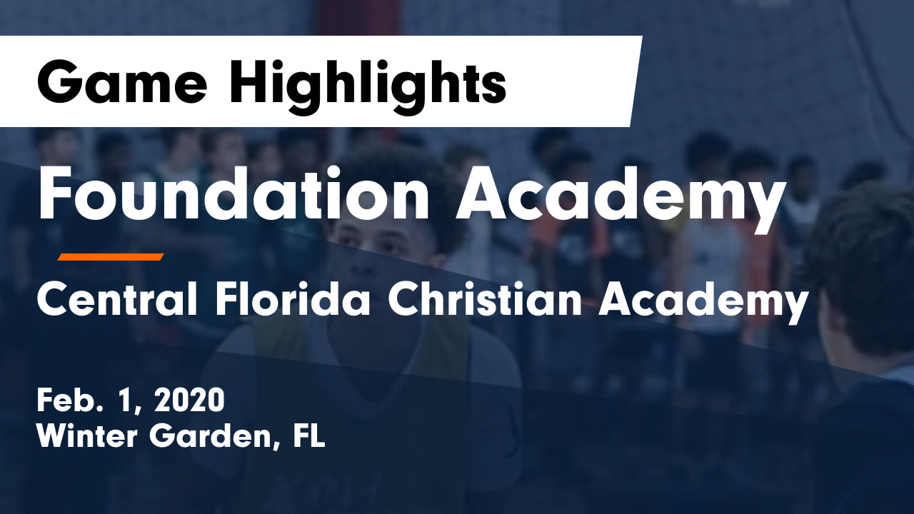 Foundation Academy Hs Basketball Video Foundation Academy Vs