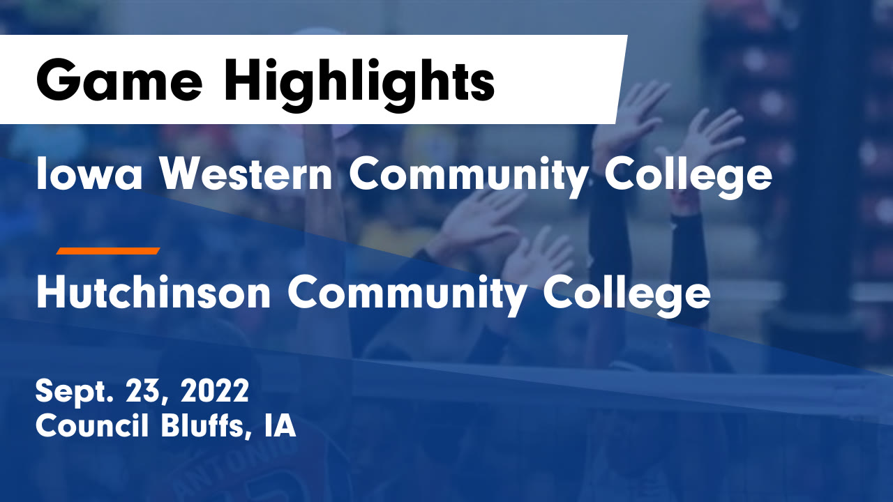Iowa Western Community College vs Hutchinson Community College Game