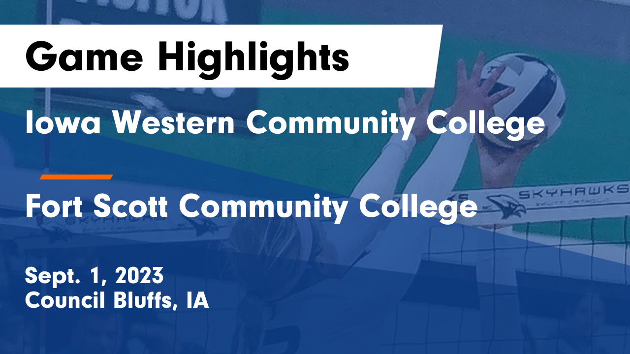 Iowa Western Community College vs Fort Scott Community College Game