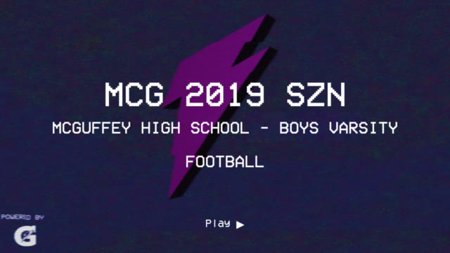 Boys Varsity Football Mcguffey High School Claysville