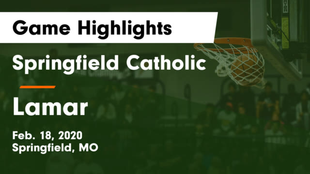 Boy S Varsity Basketball Springfield Catholic High School