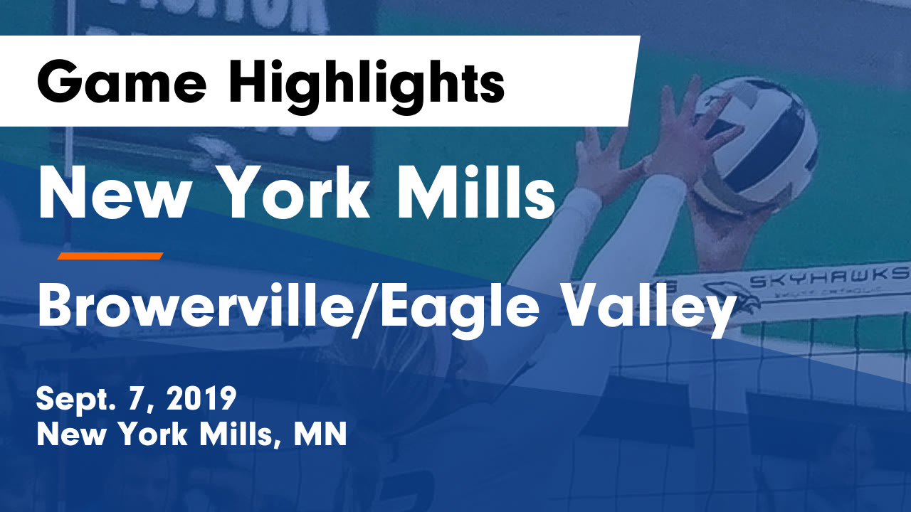 New York Mills vs Browerville/Eagle Valley Game Highlights Sept. 7