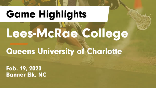 Lees Mcrae Men S Lacrosse Lees Mcrae College Banner Elk North