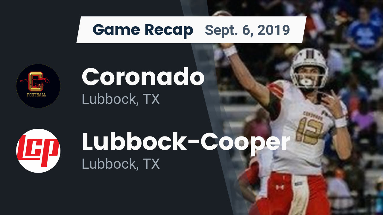 Coronado Hs Football Video Recap Coronado Vs Lubbock Cooper
