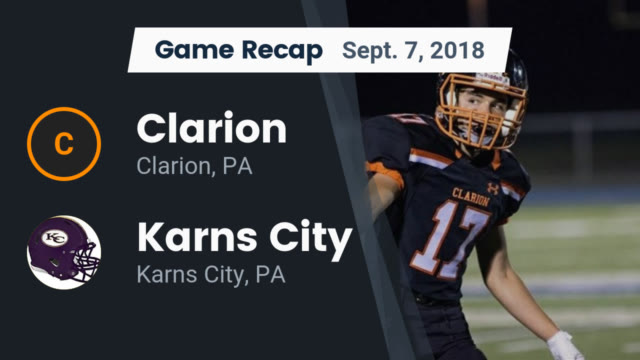 Boys Varsity Football Clarion High School Clarion