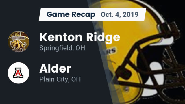 Boys Varsity Football Kenton Ridge High School Springfield