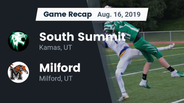 Boys Varsity Football South Summit High School Kamas Utah