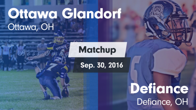 Boys Varsity Football Ottawa Glandorf High School Ottawa Ohio