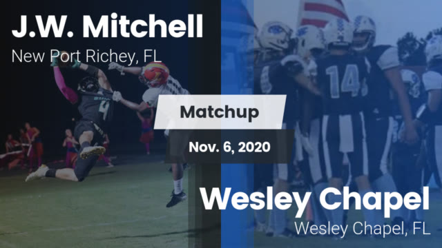 J W Mitchell Mustangs Football J W Mitchell High School New Port Richey Florida Football Hudl