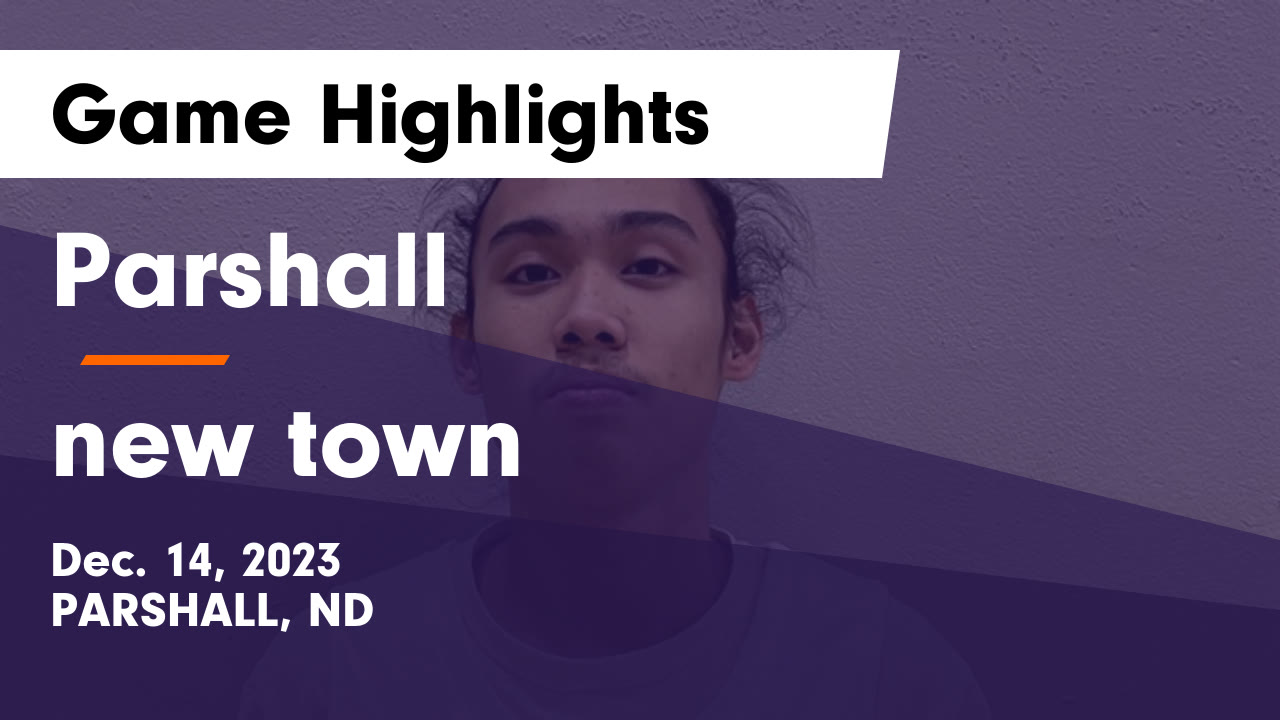 Parshall vs new town Game Highlights Dec. 14, 2023 Parshall High
