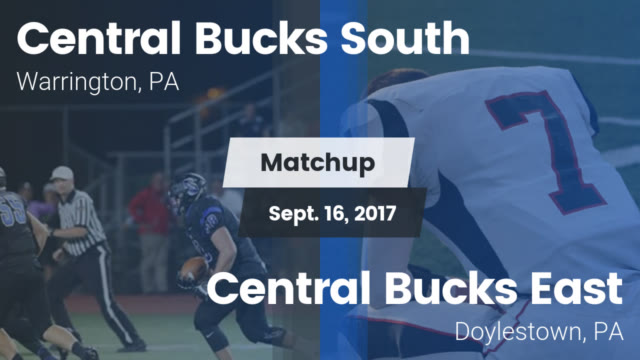 Boys Varsity Football Central Bucks South High School