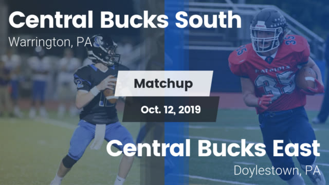 Boys Varsity Football Central Bucks South High School