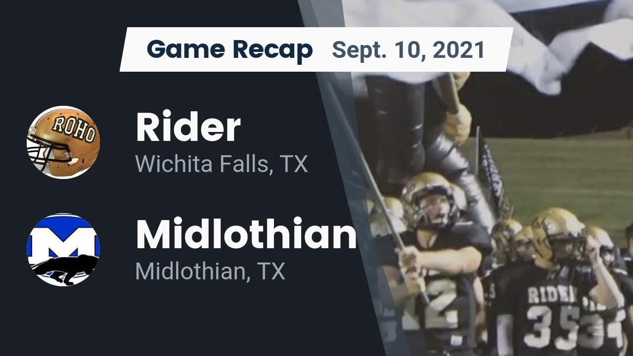 Rider HS Football Video "Recap: Rider vs. Midlothian 2021" | MaxPreps Rider HS Football Video "Recap: Rider vs. Midlothian 2021" | MaxPreps