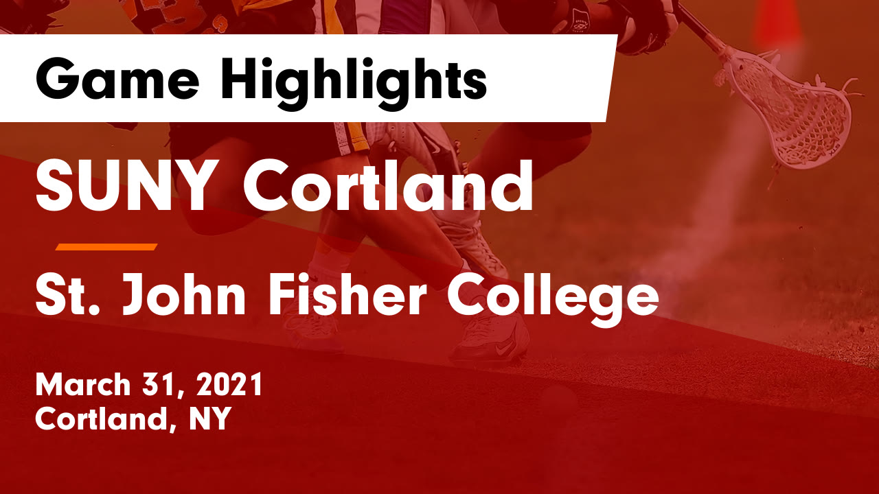 SUNY Cortland Vs St John Fisher College Game Highlights March 31 suny-cortland-vs-st-john-fisher-college-game-highlights-march-31