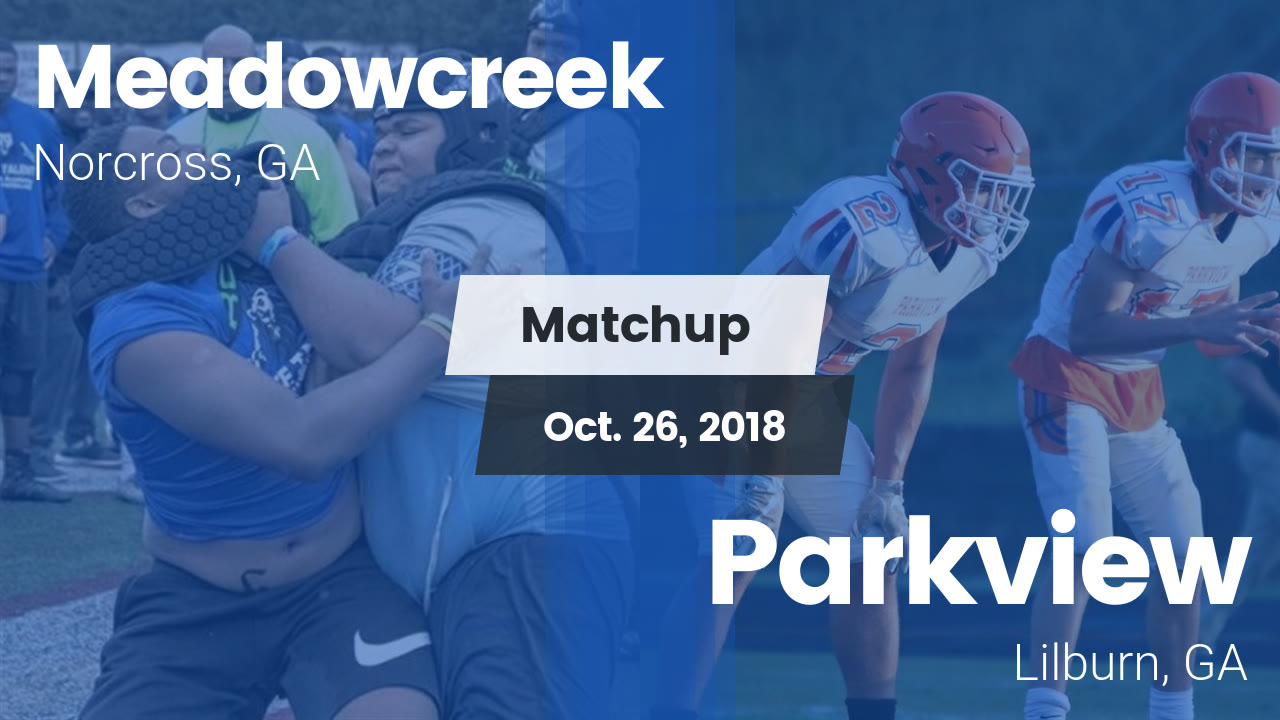Meadowcreek Hs Football Video Matchup Meadowcreek High Vs