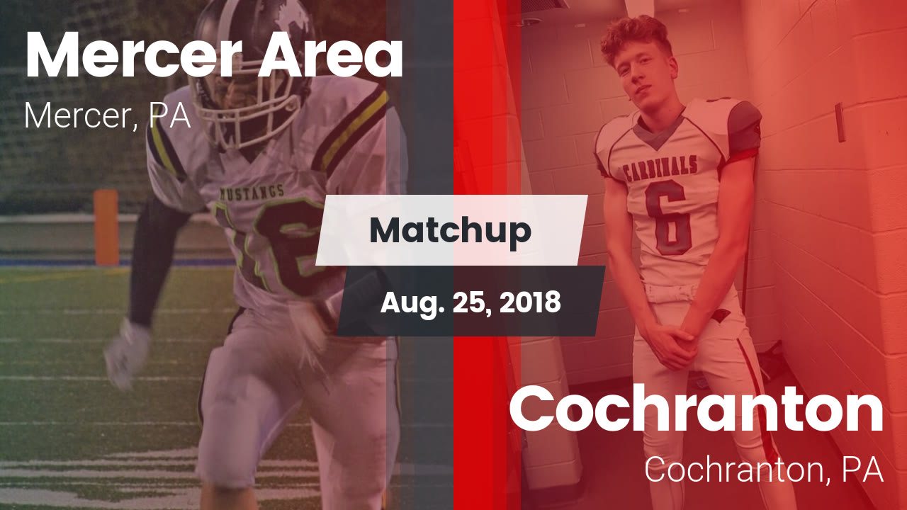 Mercer Hs Football Video Matchup Mercer Area Vs Cochranton 2018
