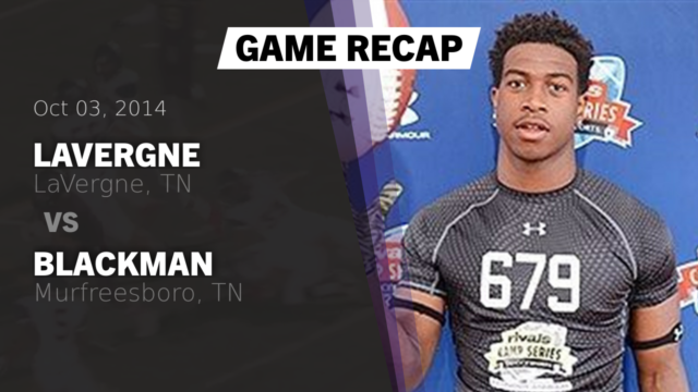 La Vergne Varsity Football La Vergne High School Lavergne