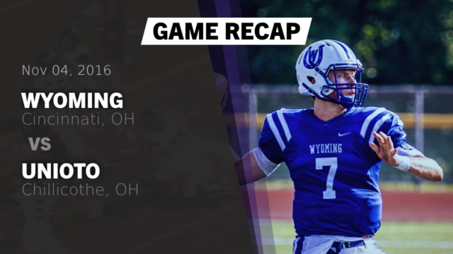 Boys Varsity Football Wyoming High School Cincinnati Ohio