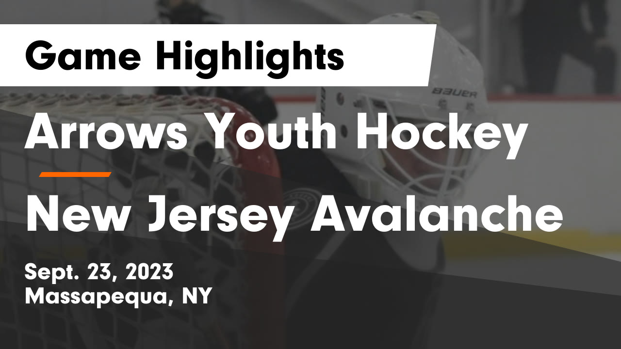 Arrows Youth Hockey vs New Jersey Avalanche Game Highlights Sept. 23