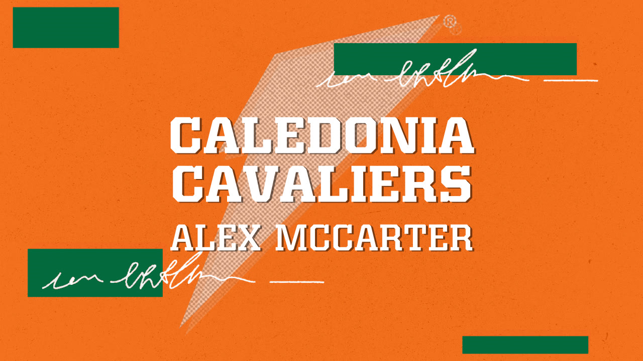caledonia cavaliers Alex Mccarter highlights Hudl